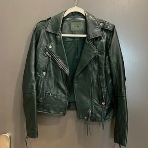 Blank NYC Leather Jacket - Winning ticket green